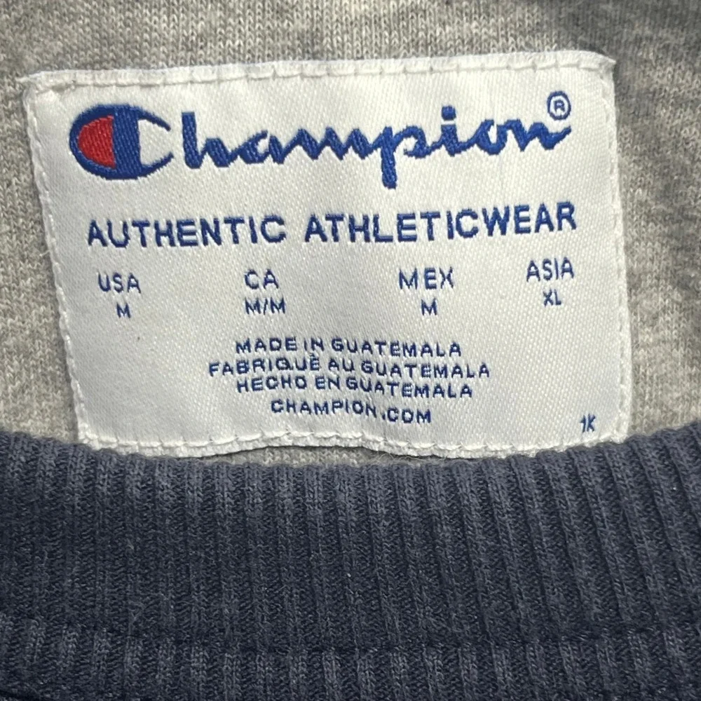 Champion Mens Crew Neck Sweatshirt Pullover Jumper Top‎ Blue Casual Everyday